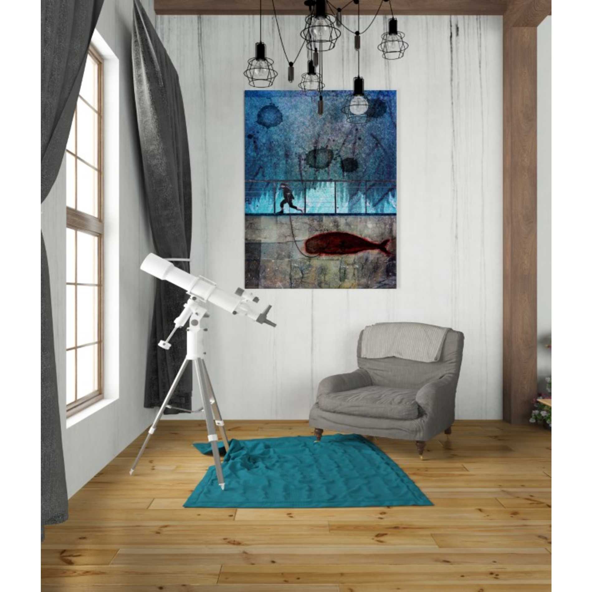 'IMAGINARY FRIEND' by DB Waterman, Giclee Canvas Wall Art