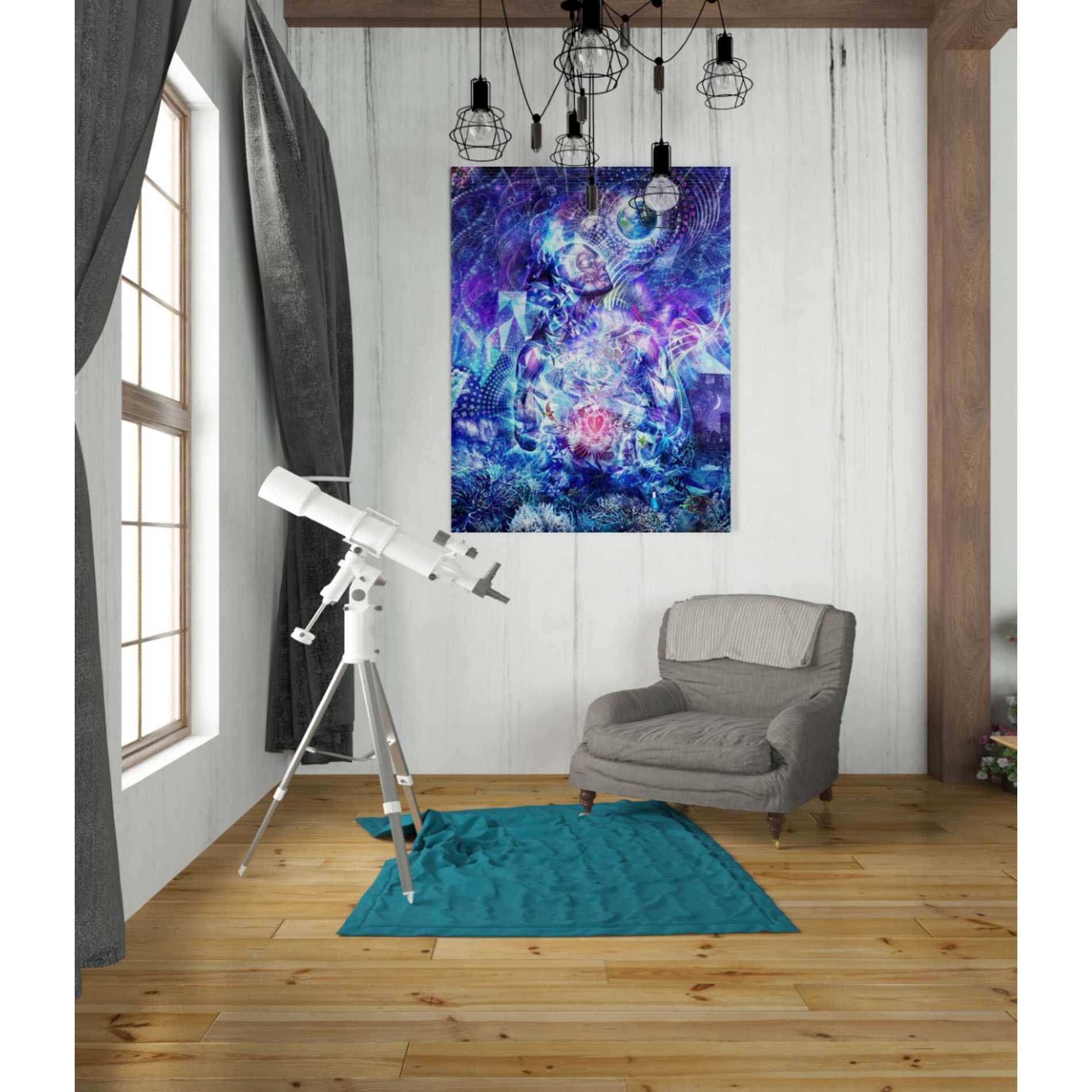 'Transcension Vertical' by Cameron Gray, Canvas Wall Art,26 x 34
