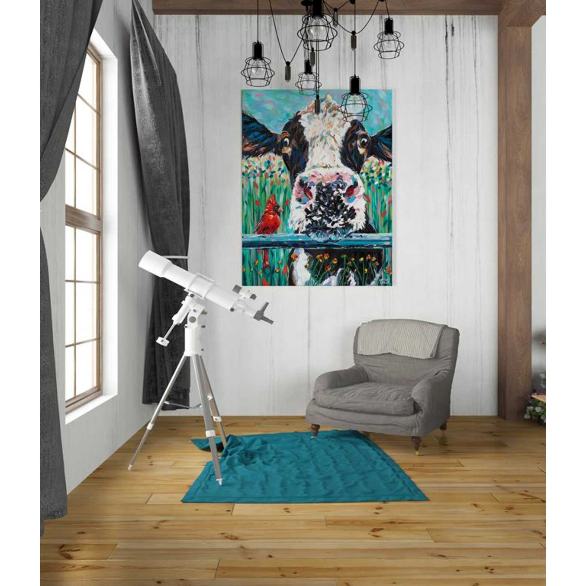 'Farm Buddies I' by Carolee Vitaletti Giclee Canvas Wall Art