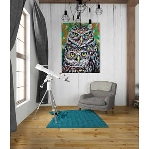 'Furry Feather Friends I' by Carolee Vitaletti Giclee Canvas Wall Art