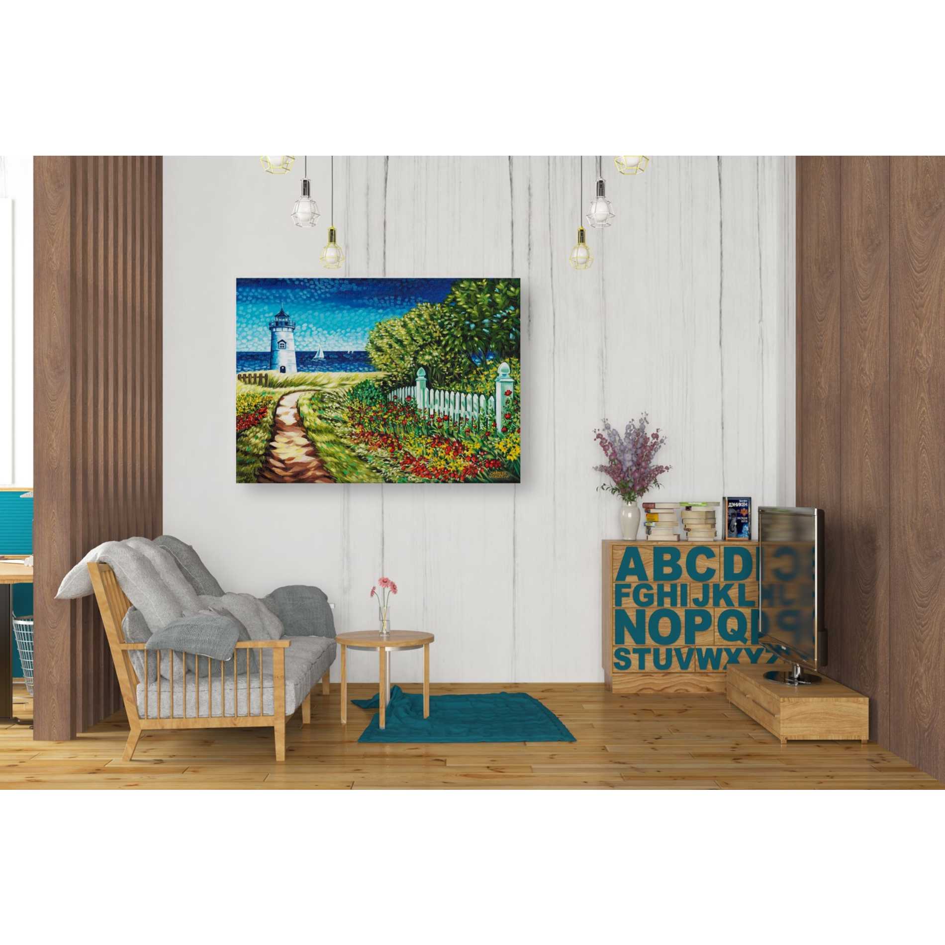'Lighthouse Retreat II' by Carolee Vitaletti Giclee Canvas Wall Art