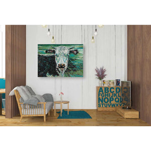 'Marshland Cow I' by Carolee Vitaletti Giclee Canvas Wall Art