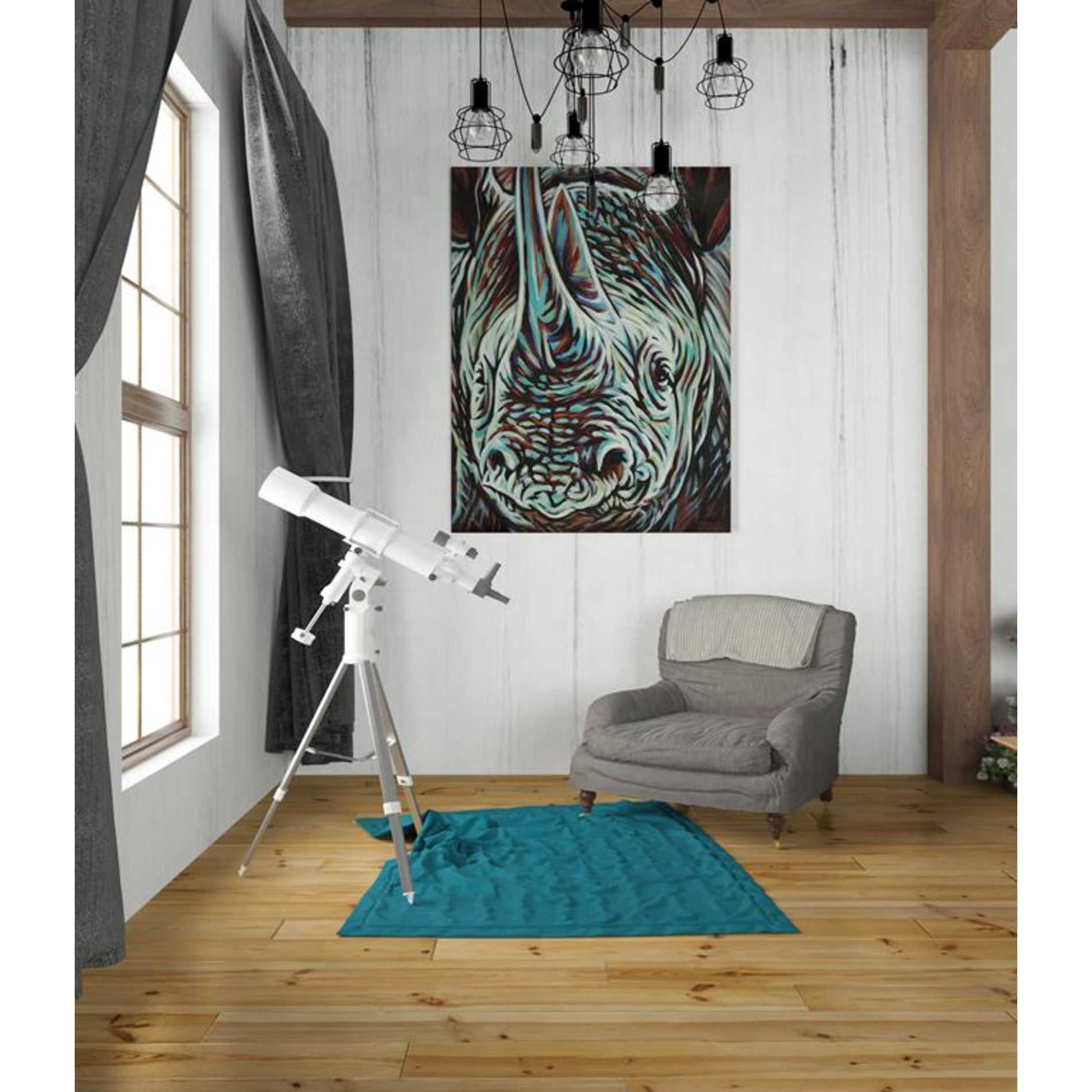 'Powerful Wildlife II' by Carolee Vitaletti Giclee Canvas Wall Art