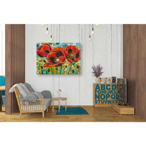 'Vivid Poppies III' by Carolee Vitaletti Giclee Canvas Wall Art