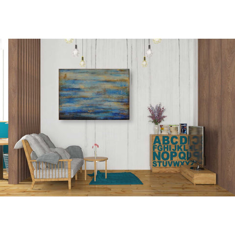 Image of 'Blue Bay Jazz' by Erin Ashley Canvas Wall Art,34 x 26