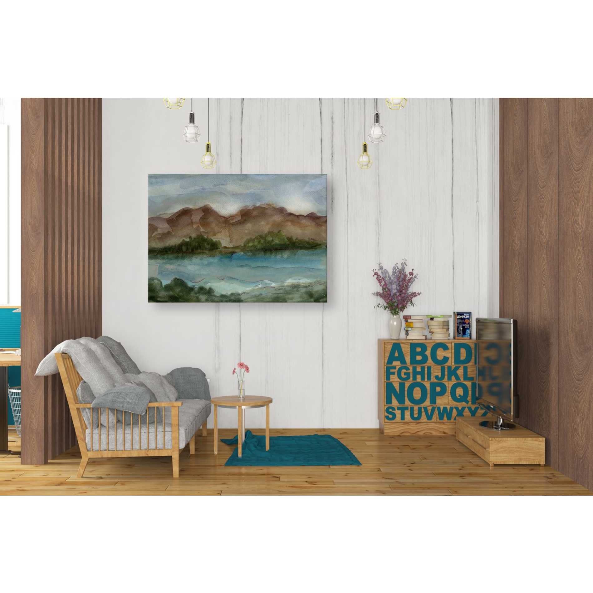 'Plein Air Landscape IV' by Ethan Harper Canvas Wall Art,34 x 26