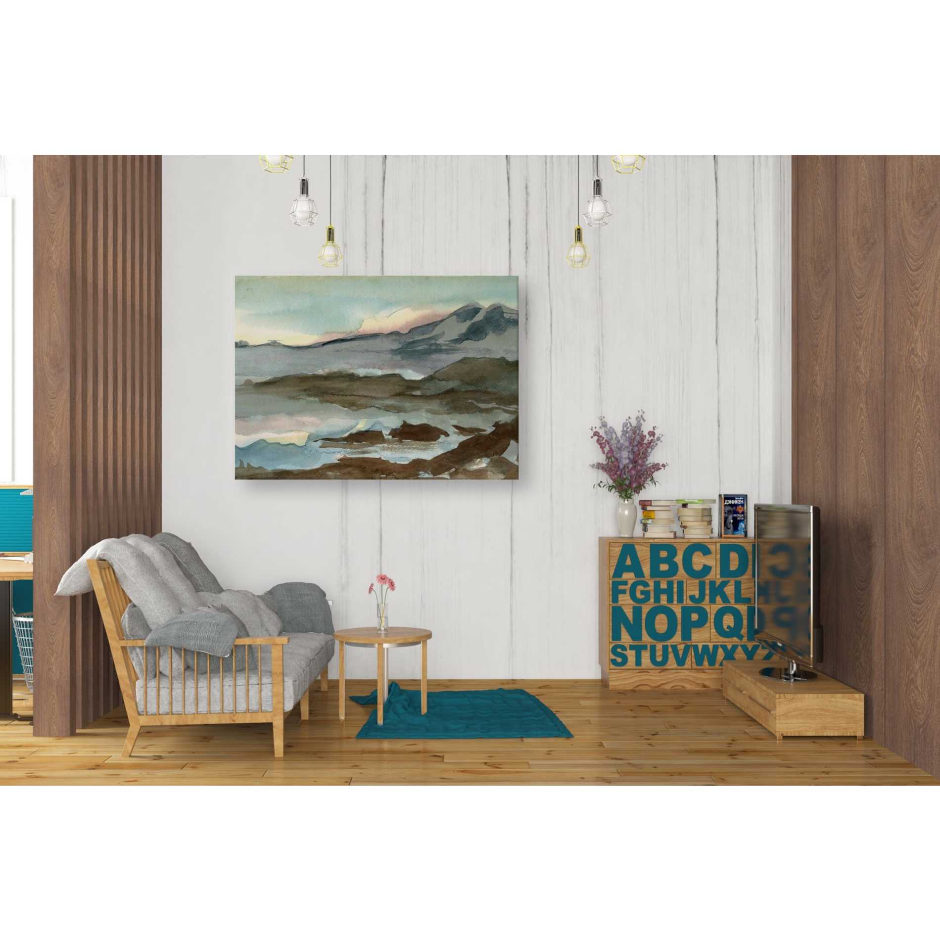 'Plein Air Landscape VI' by Ethan Harper Canvas Wall Art,34 x 26