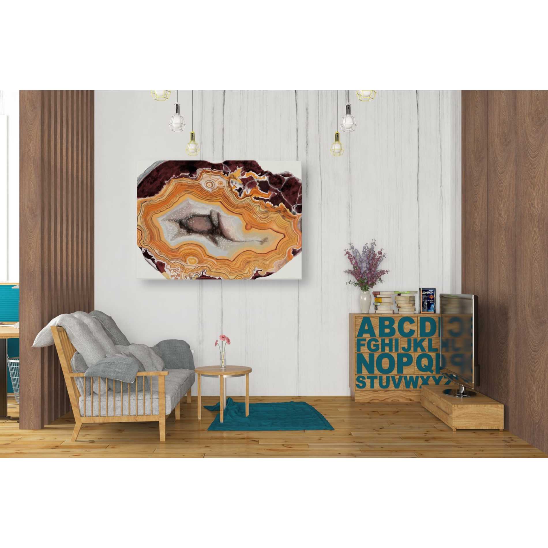 'Agate Studies III" by Naomi McCavitt. McCavitt Giclee Canvas Wall Art