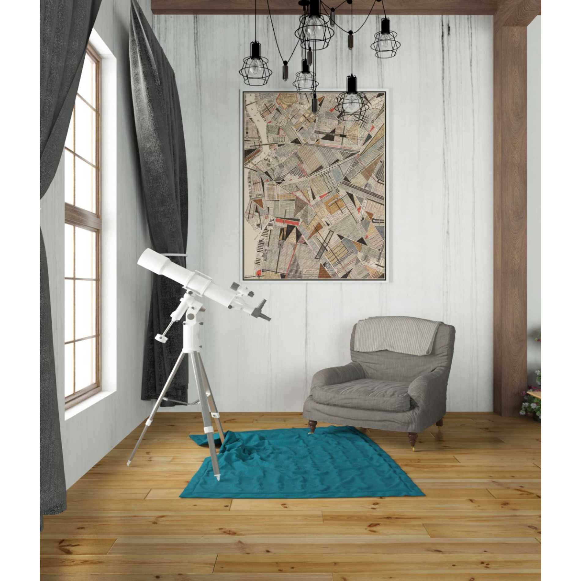 'Modern Map of Brooklyn' by Nikki Galapon Giclee Canvas Wall Art