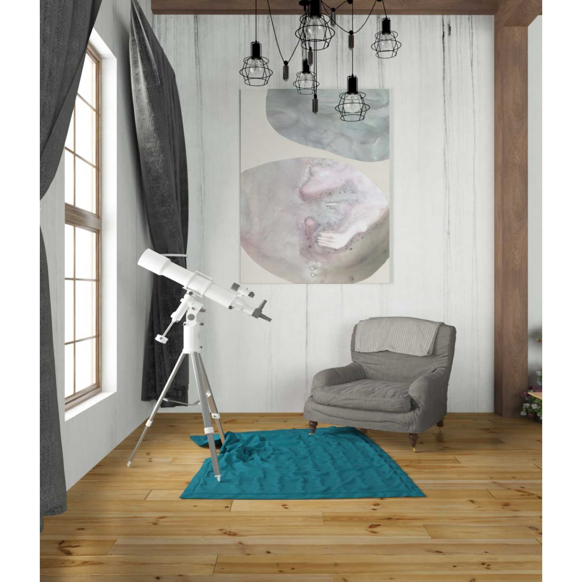 'Gravitate III' by Victoria Borges Canvas Wall Art,26 x 34