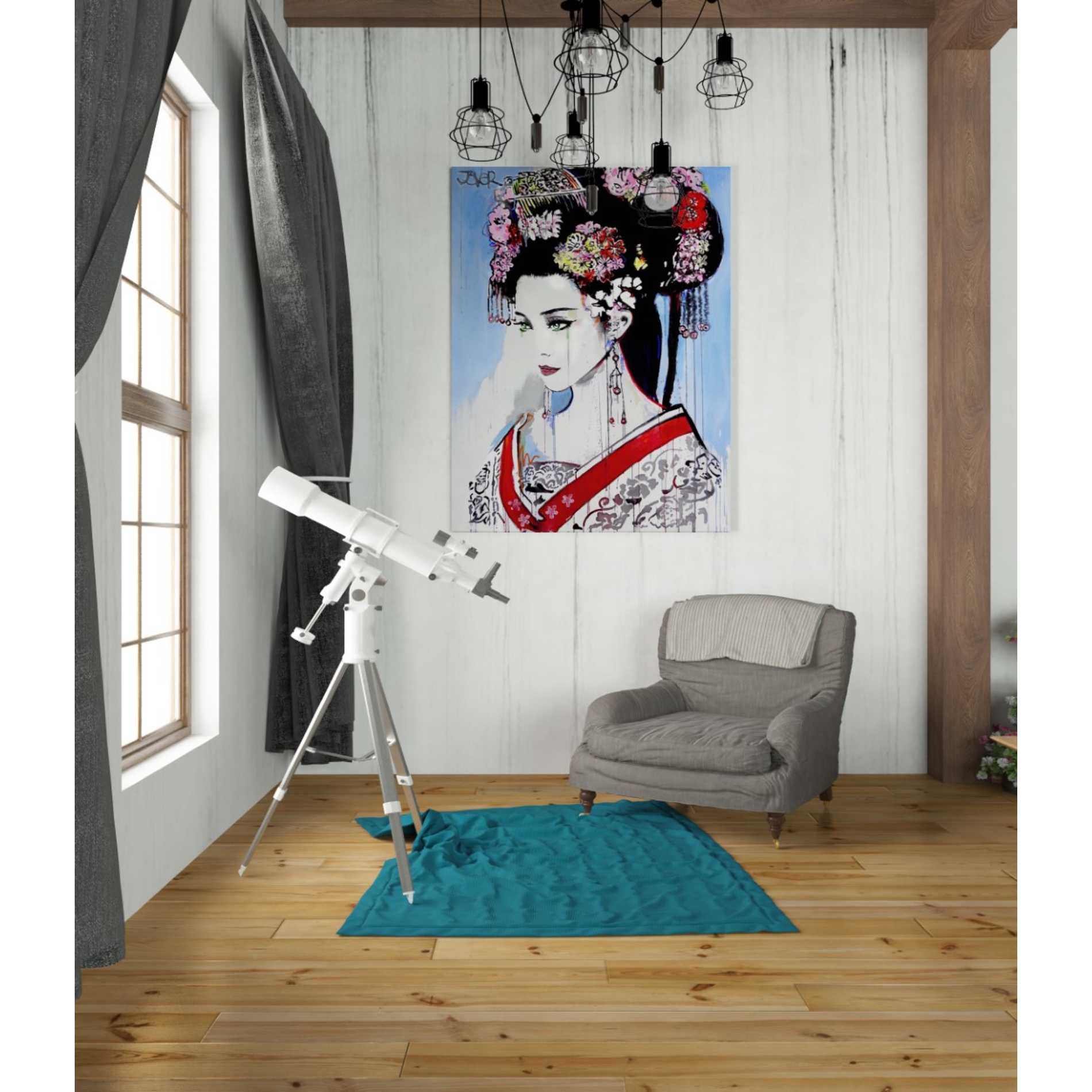 'Empress' by Loui Jover, Canvas Wall Art,26 x 34