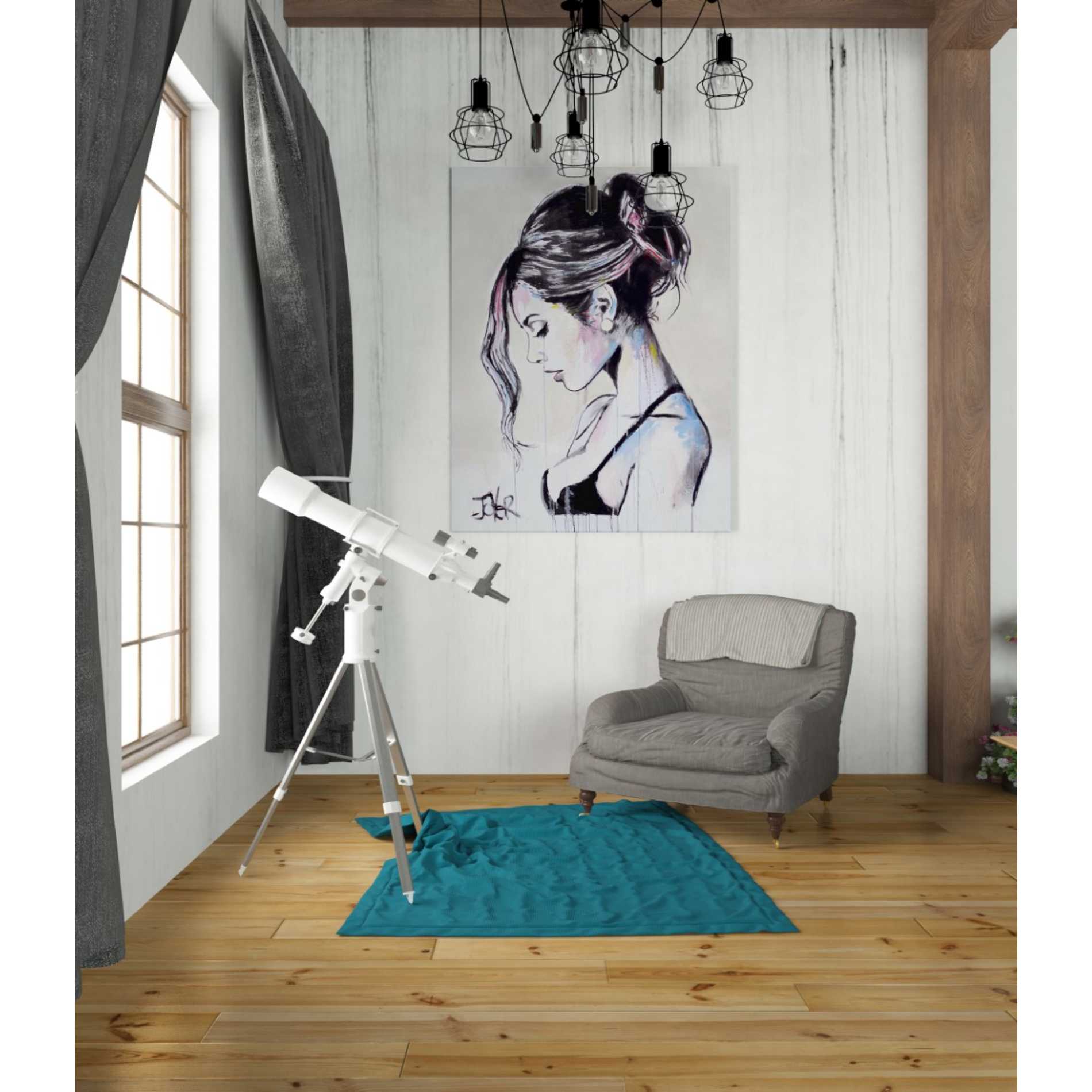 'Time Being' by Loui Jover, Canvas Wall Art,26 x 34