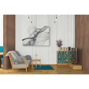 'Abstract Black and White 18-21' by Irena Orlov, Canvas Wall Art,34 x 26