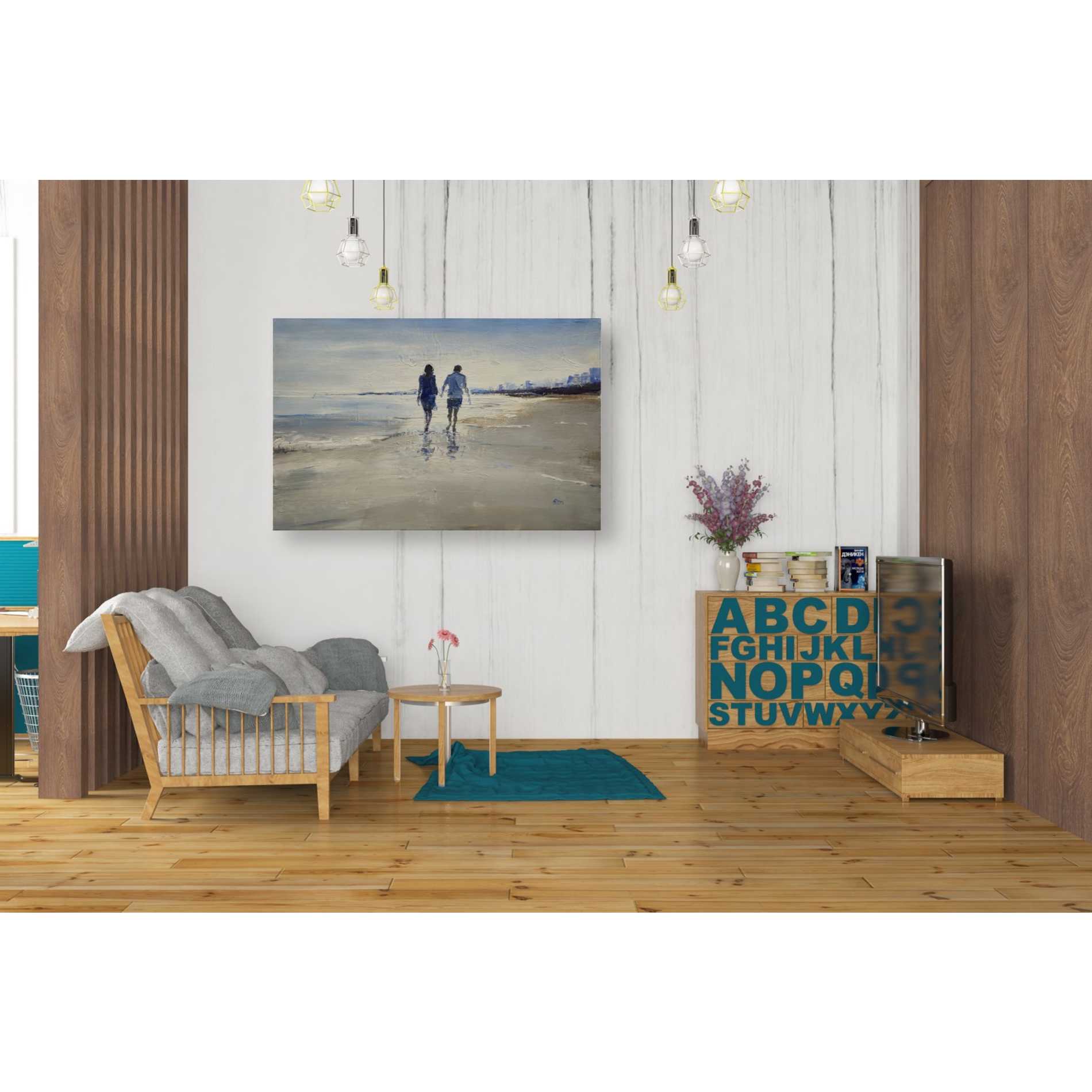 'Leisure' by Oscar Alvarez Pardo, Canvas Wall Art,34 x 26