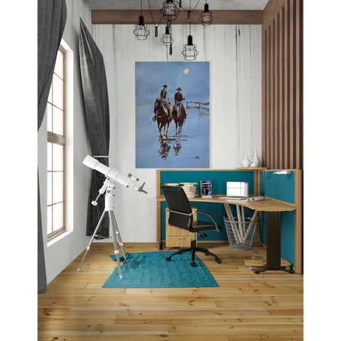 Image of 'Moonlight' by Oscar Alvarez Pardo, Canvas Wall Art,26 x 34