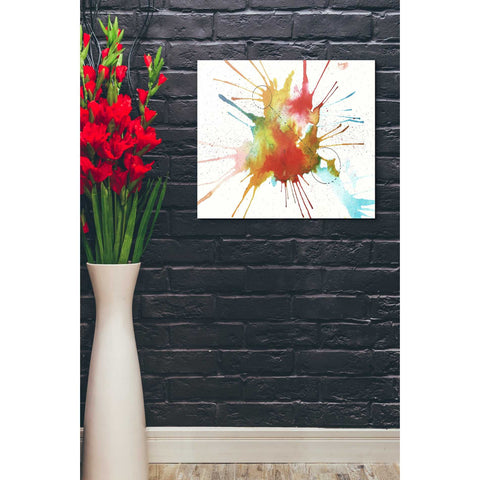 Image of 'Watercolor Splat' by Craig Snodgrass, Canvas Wall Art,26 x 34