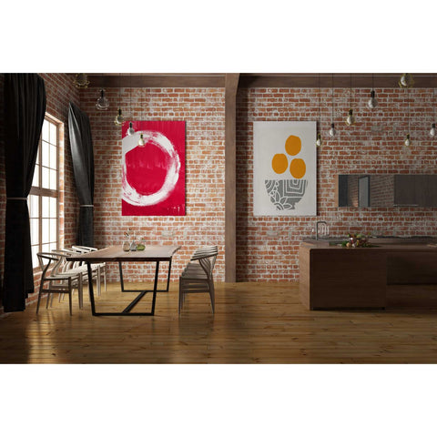 Image of 'Bowl of Oranges' by Linda Woods, Canvas Wall Art,26 x 34
