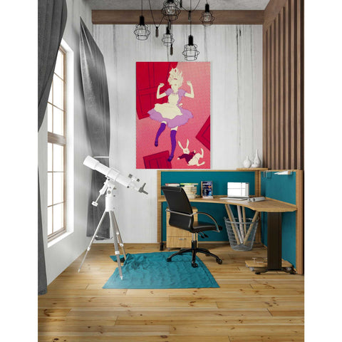 Image of 'Alice Falling' by Sai Tamiya, Canvas Wall Art,26 x 40