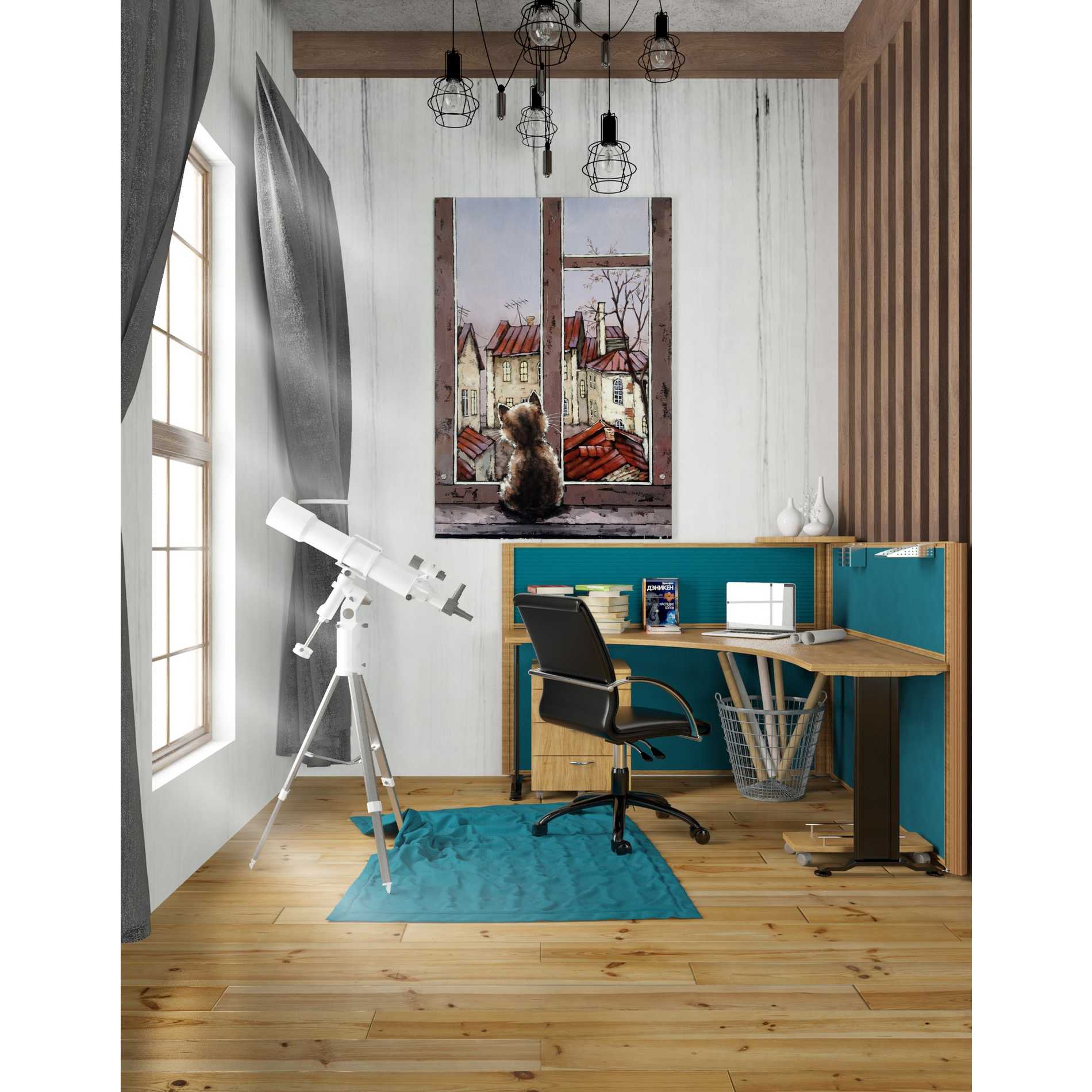 'Old Yard' by Alexander Gunin, Canvas Wall Art,26 x 40