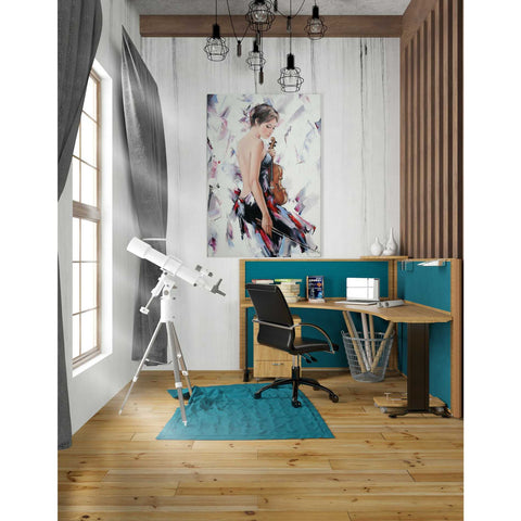 Image of 'Violinist' by Alexander Gunin, Canvas Wall Art,26 x 40