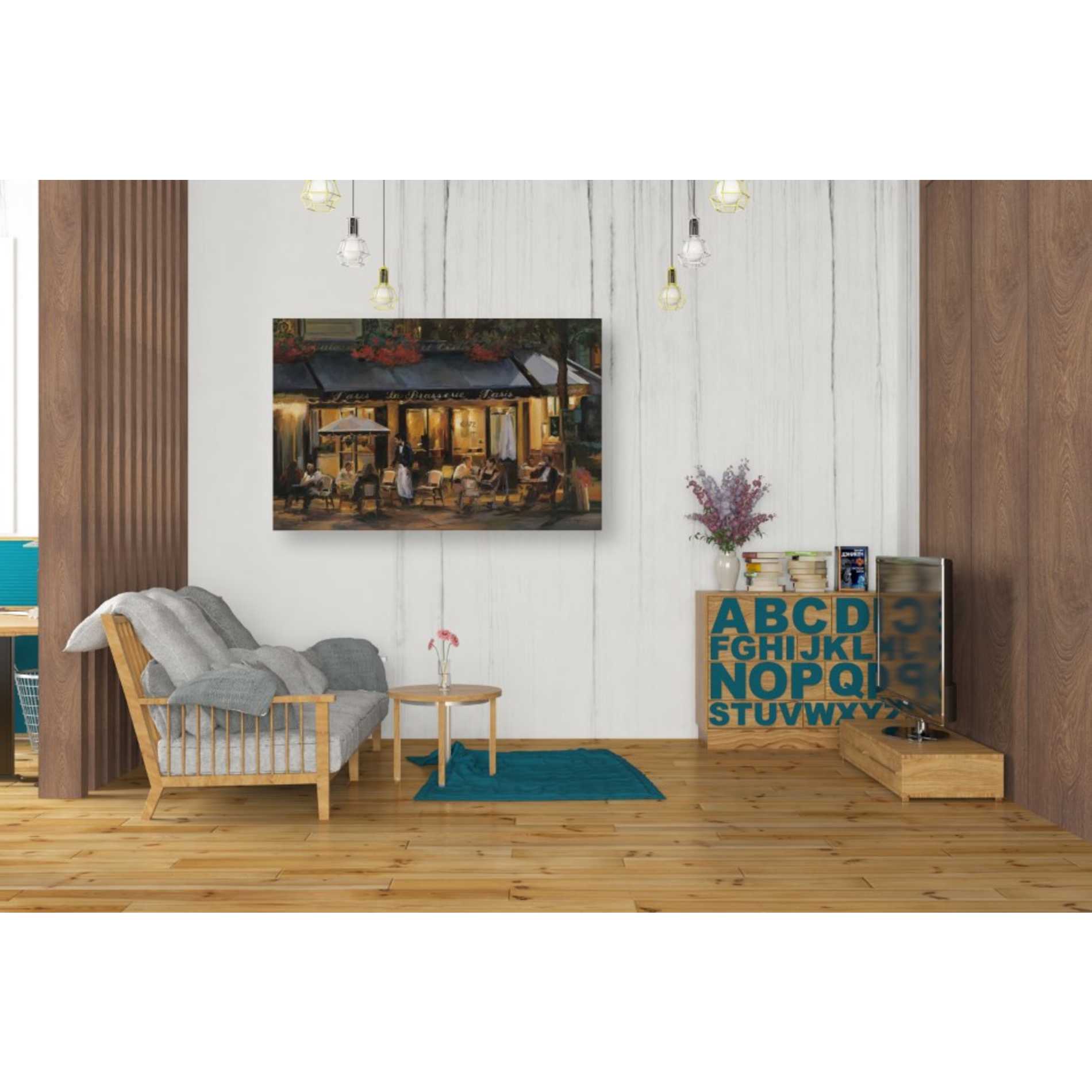 'La Brasserie' by Marilyn Hageman, Canvas Wall Art,26 x 40