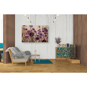 'Pink And Purple Flowers' by Silvia Vassileva, Canvas Wall Art,26 x 40