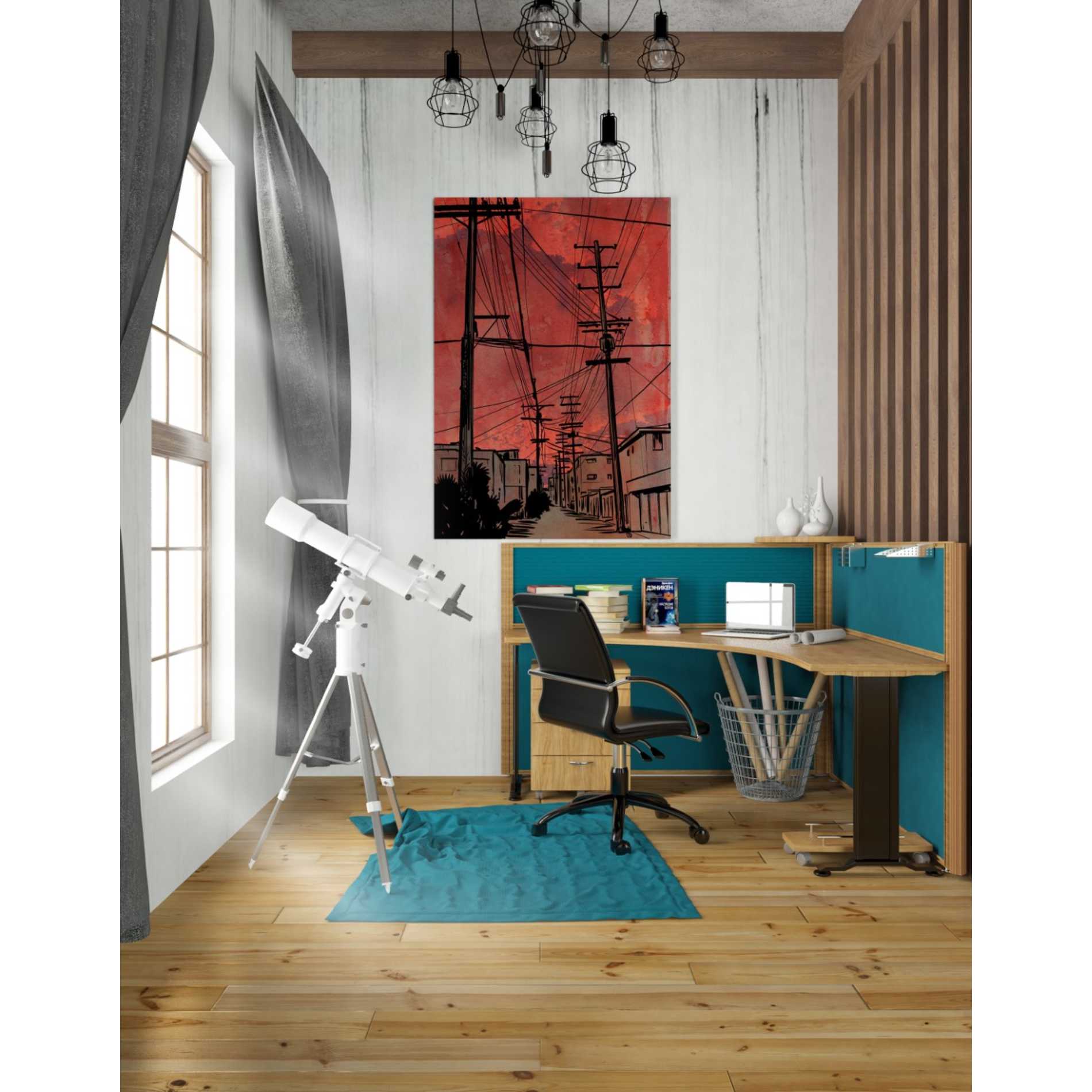 'Wires 3' by Giuseppe Cristiano, Canvas Wall Art,26 x 40