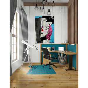 'Pop Lovers' by Loui Jover, Canvas Wall Art,26 x 40