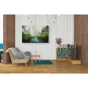 'Peaceful River' by Jonathan Lam, Canvas Wall Art,26 x 40