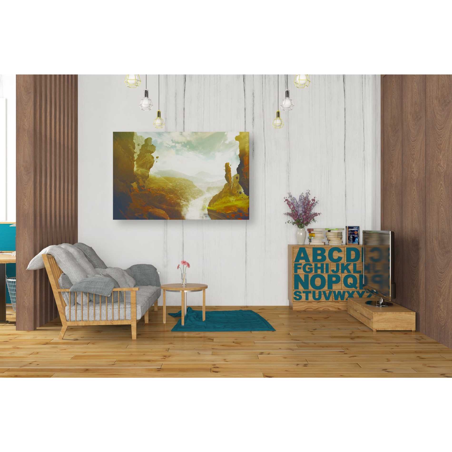 'Sacred Valley' by Jonathan Lam, Canvas Wall Art,26 x 40