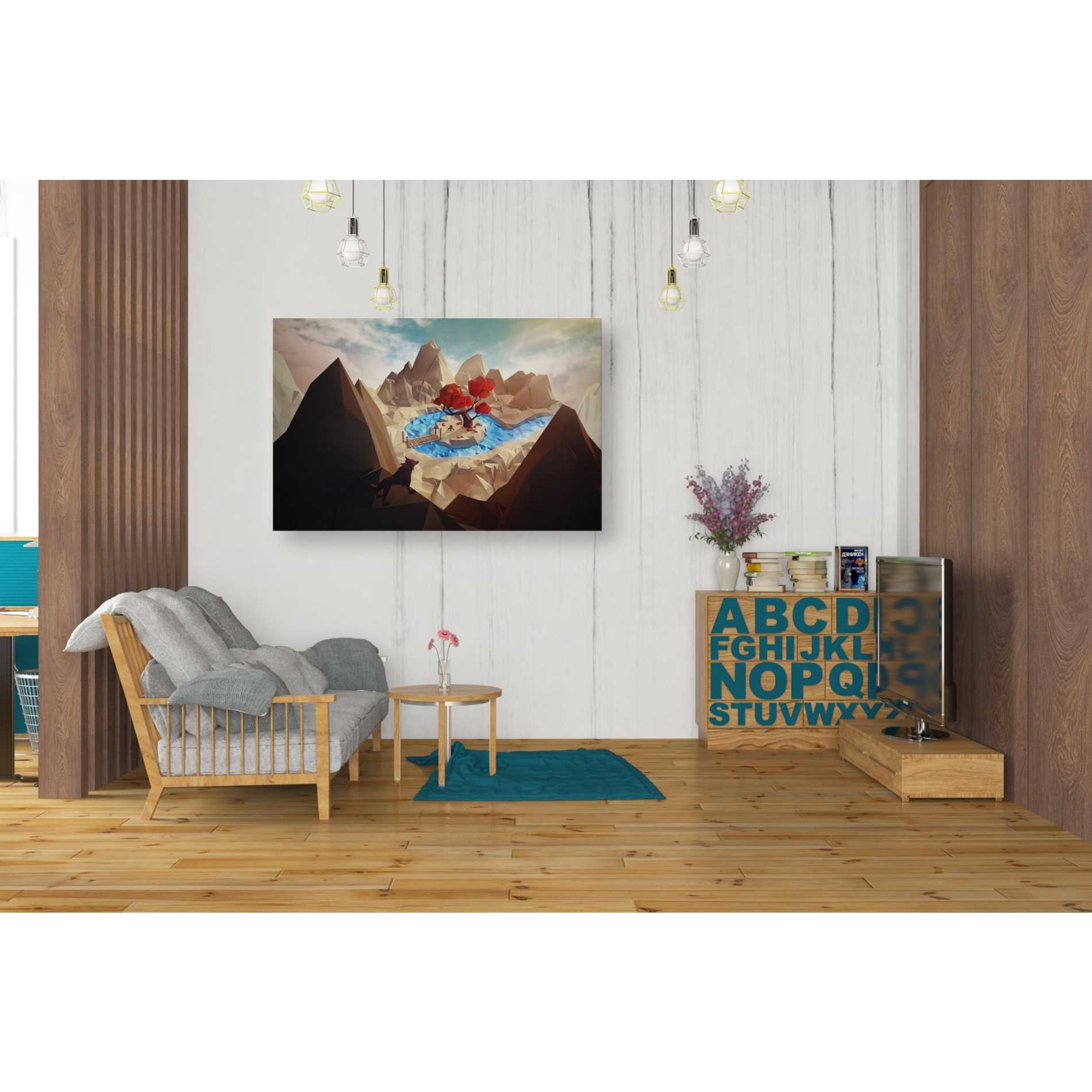 'Hidden Camp' by Jonathan Lam, Giclee Canvas Wall Art