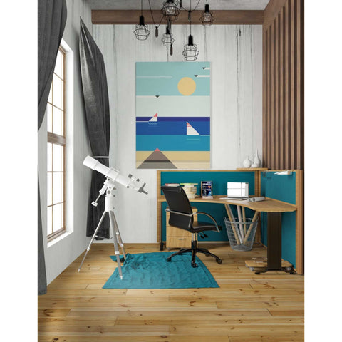 Image of 'Quiet Sea' by Antony Squizzato, Canvas Wall Art,26 x 40