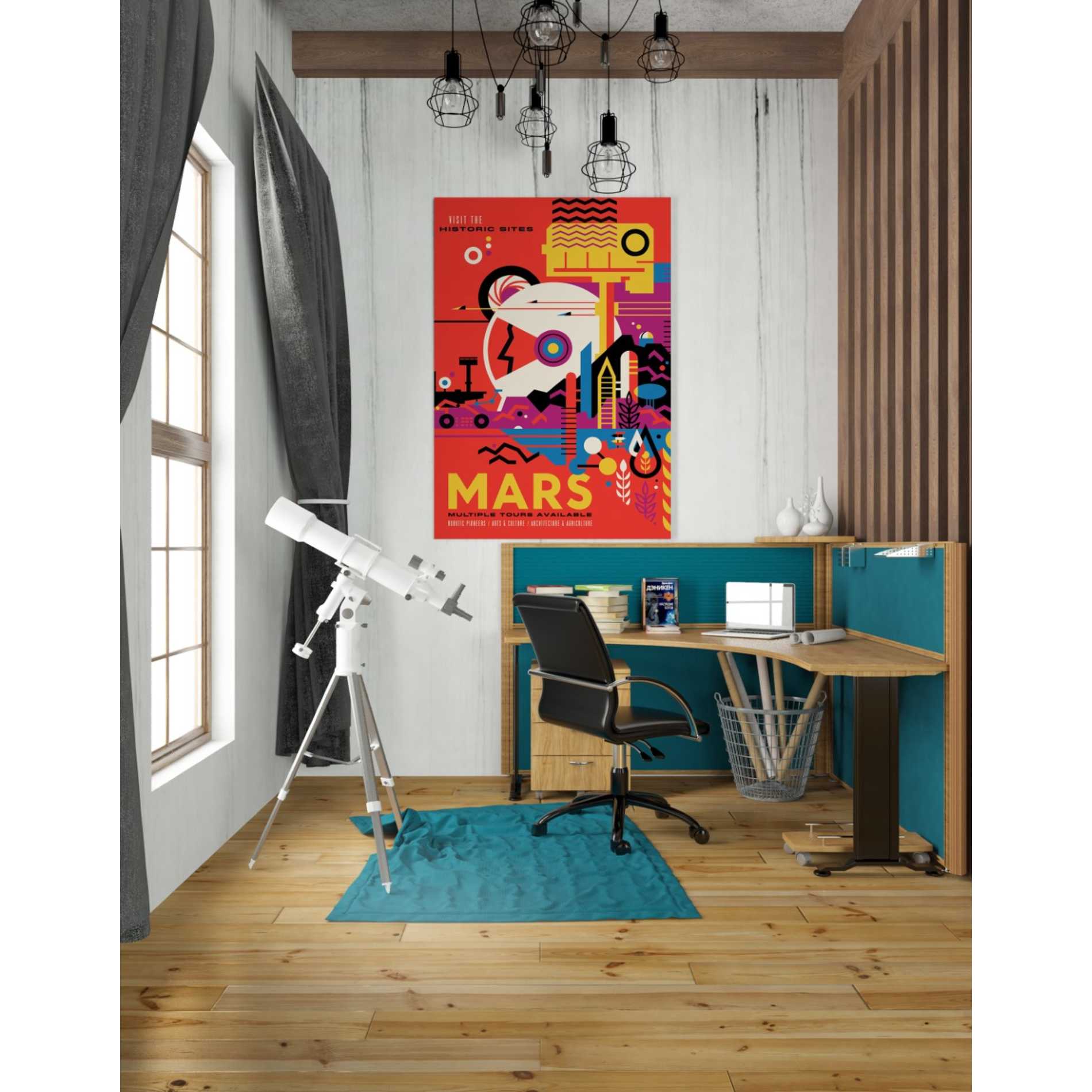 'Visions of the Future: Mars' Canvas Wall Art,26 x 40