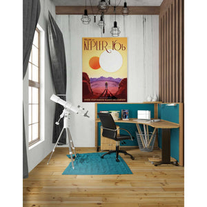 'Visions of the Future: Kepler-16b' Canvas Wall Art,26 x 40
