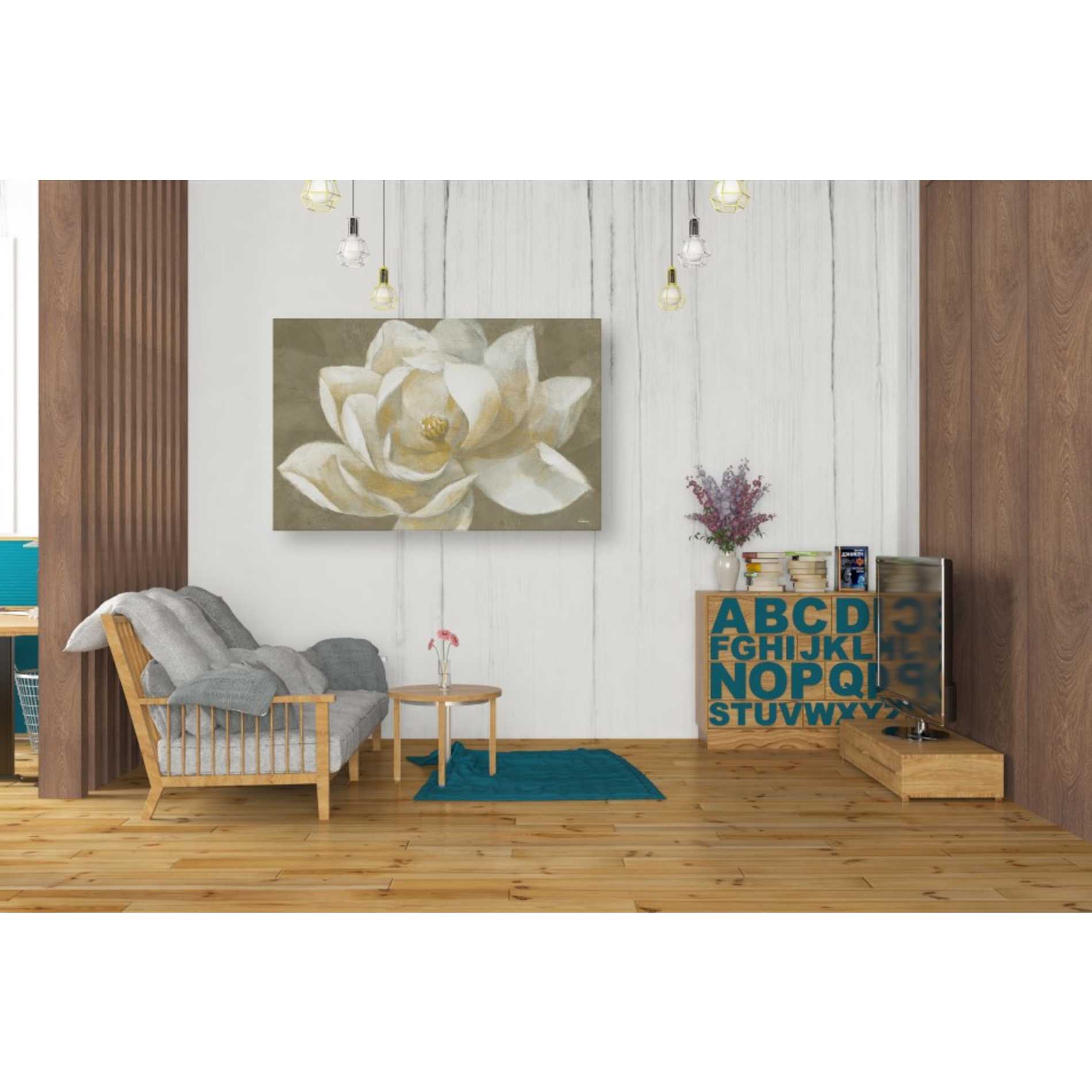 'Majestic Beige' by Albena Hristova, Canvas Wall Art,40 x 26