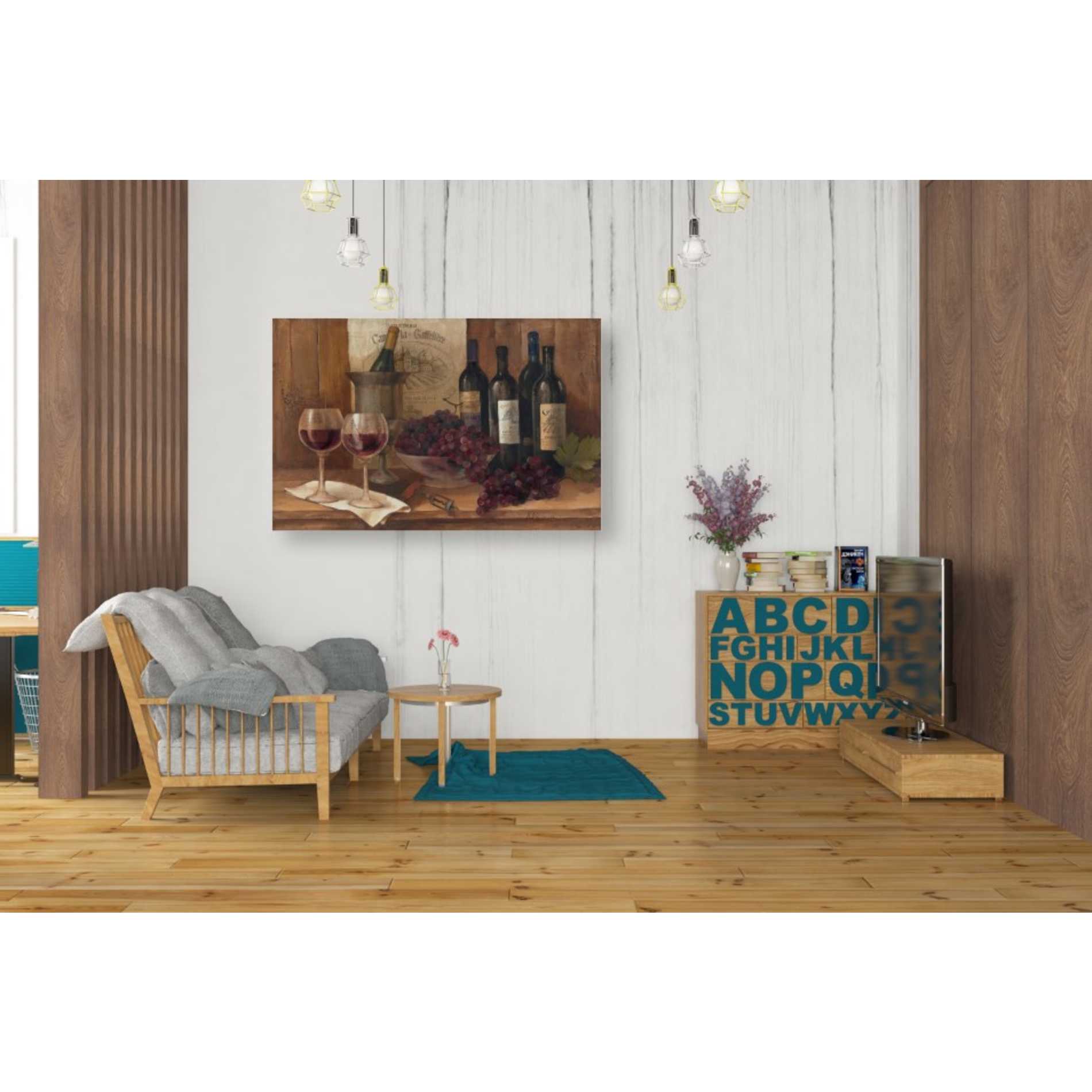 'Vintage Wine' by Albena Hristova, Canvas Wall Art,40 x 26