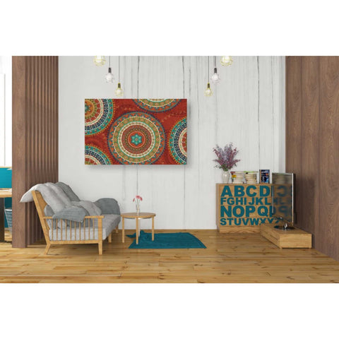 Image of 'Mexican Fiesta VII' by Veronique Charron, Canvas Wall Art,40 x 26