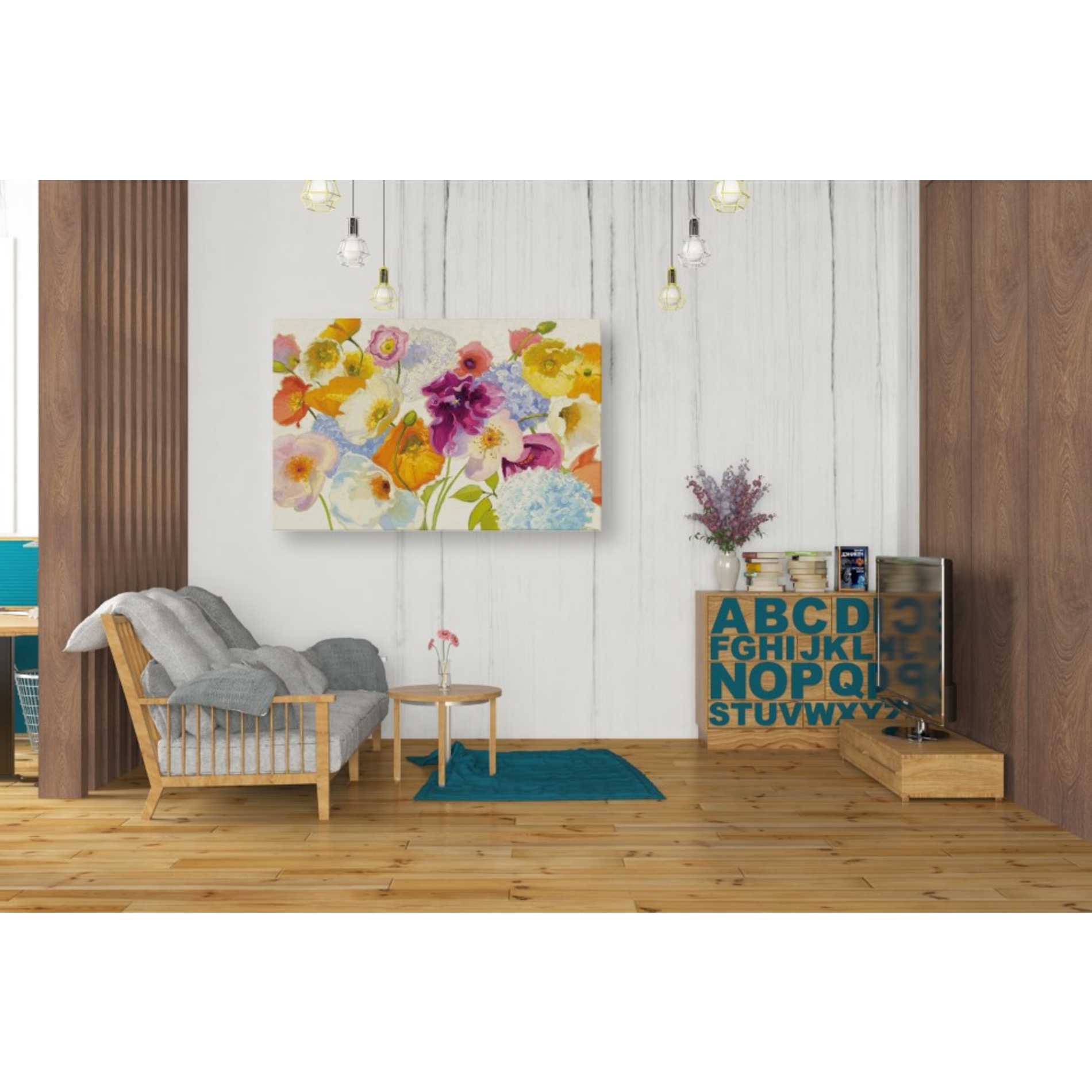 'For Paris on White' by Shirley Novak, Canvas Wall Art,40 x 26