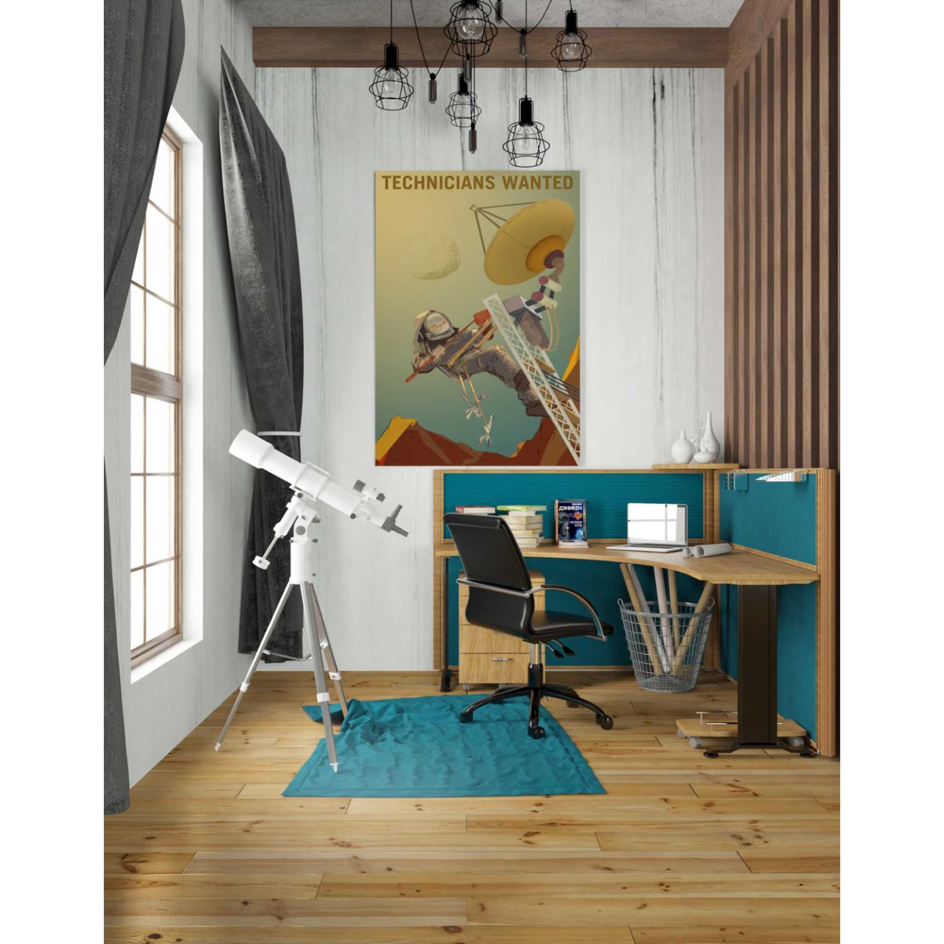'Mars Explorer Series: Technicians Wanted' Canvas Wall Art,26 x 40