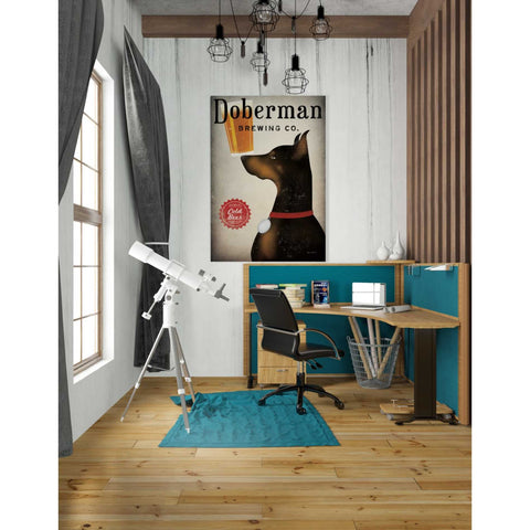 Image of 'Doberman Brewing Company' by Ryan Fowler, Canvas Wall Art,26 x 40