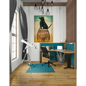 'Black Lab Whiskey' by Ryan Fowler, Canvas Wall Art,26 x 40