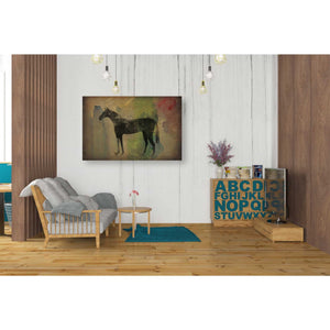 'Cheval Noir v2' by Ryan Fowler, Canvas Wall Art,26 x 40