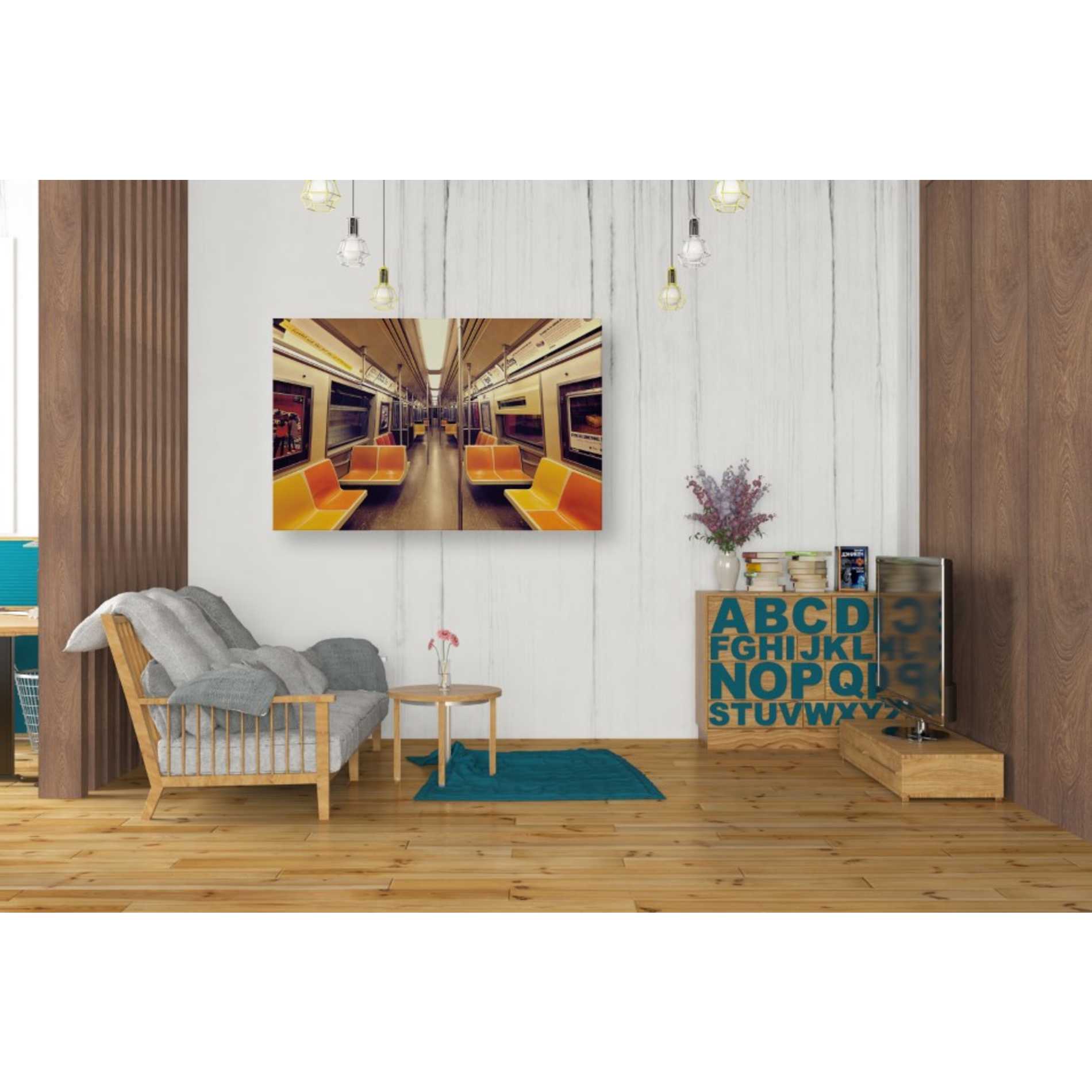 'Soul Train' by Katherine Gendreau, Giclee Canvas Wall Art