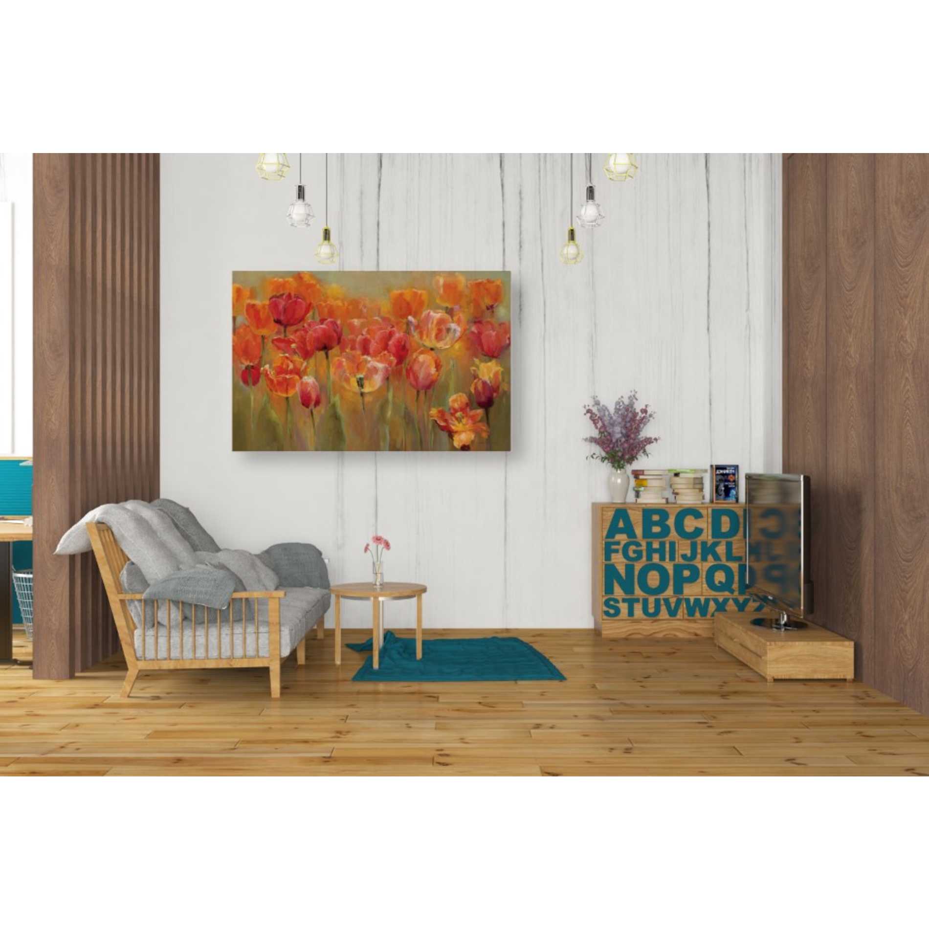 'Tulips in the Midst III' by Marilyn Hageman, Canvas Wall Art,40 x 26