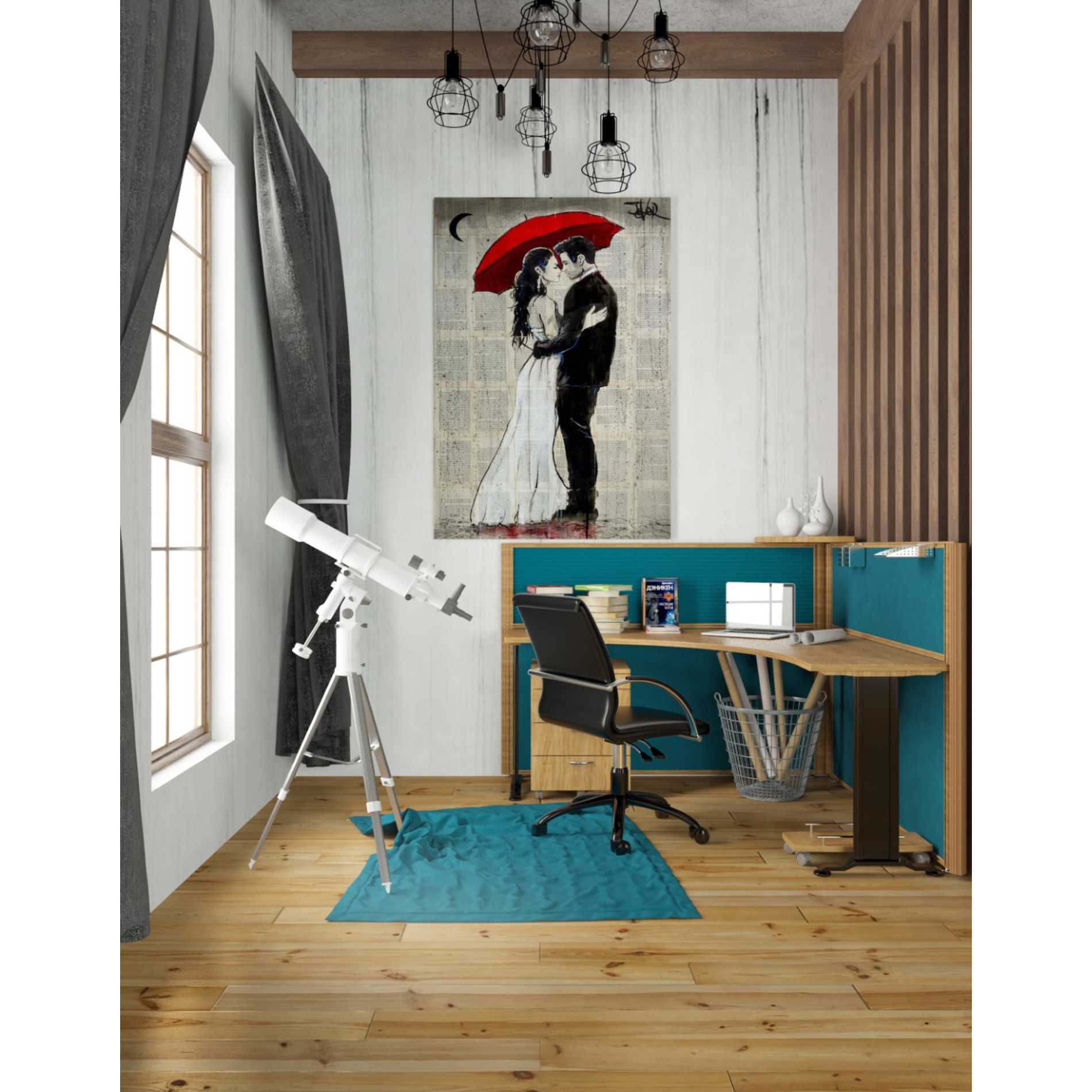 'Some Rainy Night' by Loui Jover, Canvas Wall Art,26 x 40