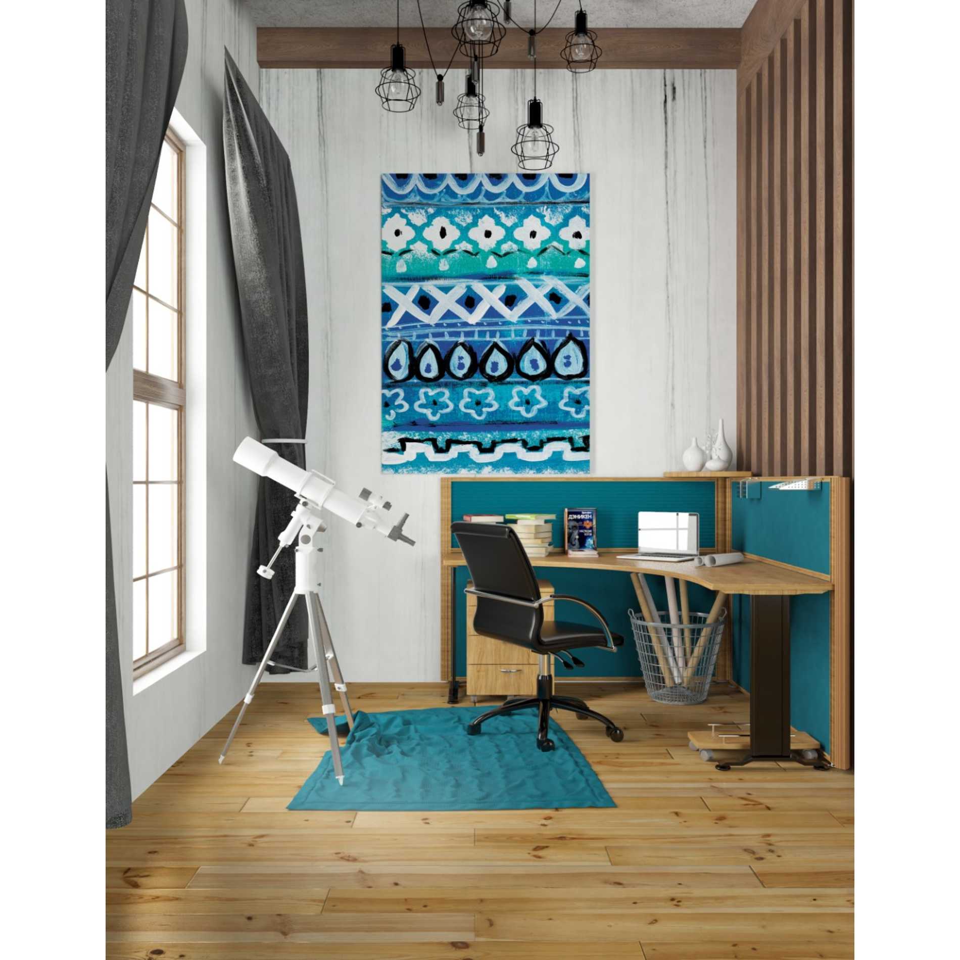 'Pattern Painting V' by Linda Woods, Canvas Wall Art,26 x 40