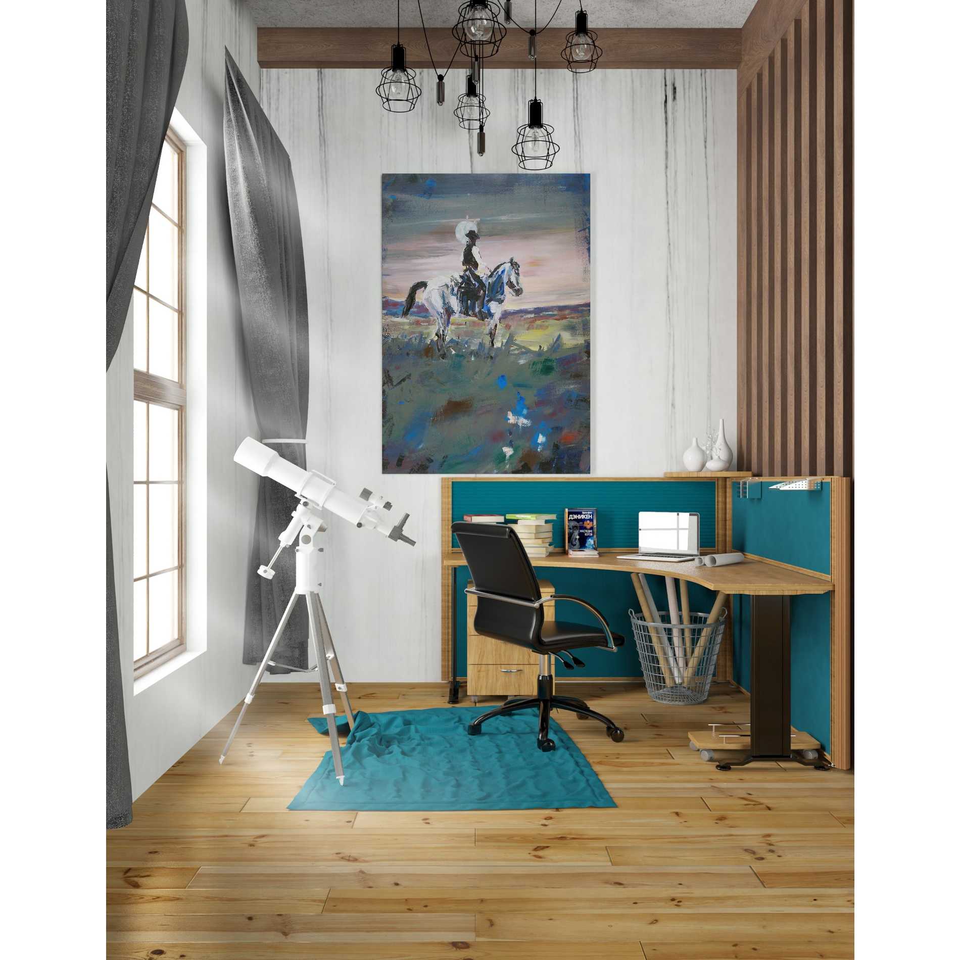 'Escape' by Oscar Alvarez Pardo, Canvas Wall Art,26 x 40
