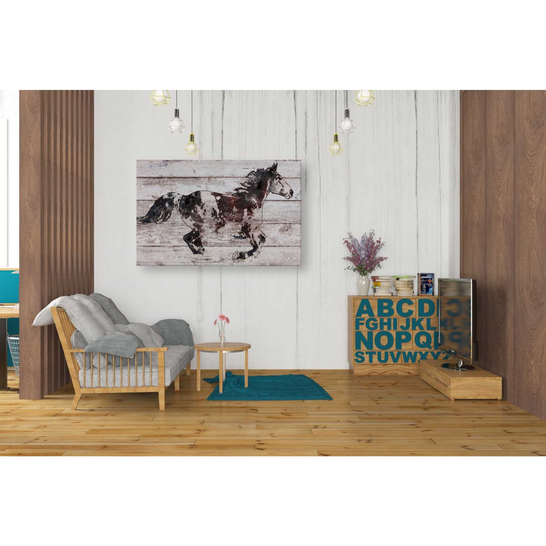 'Running Arabian Horse' by Irena Orlov, Canvas Wall Art,40 x 26