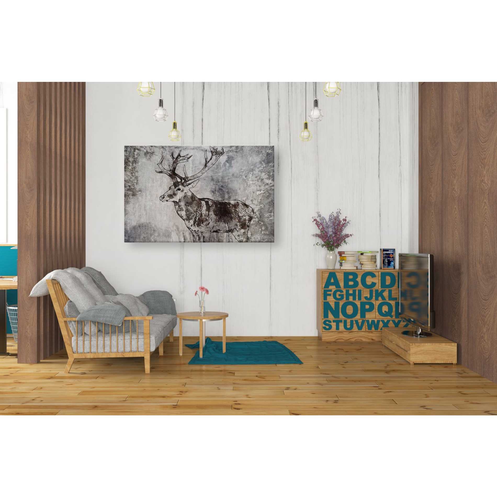 'Javan Rusa' by Irena Orlov, Canvas Wall Art,40 x 26