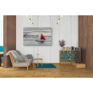 'Scarlet Sails' by Irena Orlov, Canvas Wall Art,40 x 26